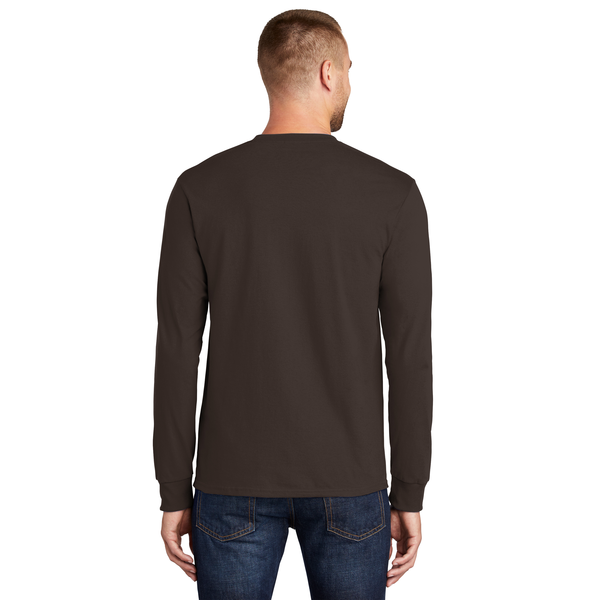 Port & Company® Essential Heavyweight 100% Cotton Full Color Unisex Long Sleeve Tee