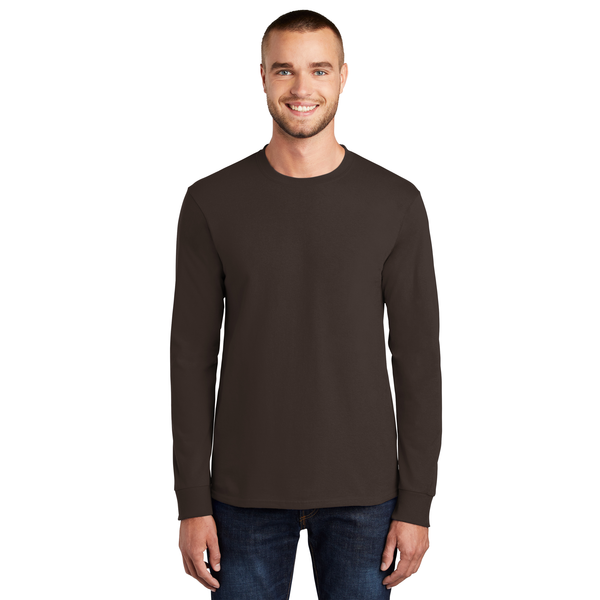 Port & Company® Essential Heavyweight 100% Cotton Full Color Unisex Long Sleeve Tee