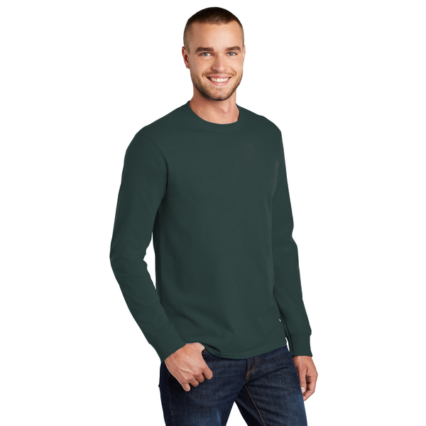 Port & Company® Essential Heavyweight 100% Cotton Full Color Unisex Long Sleeve Tee
