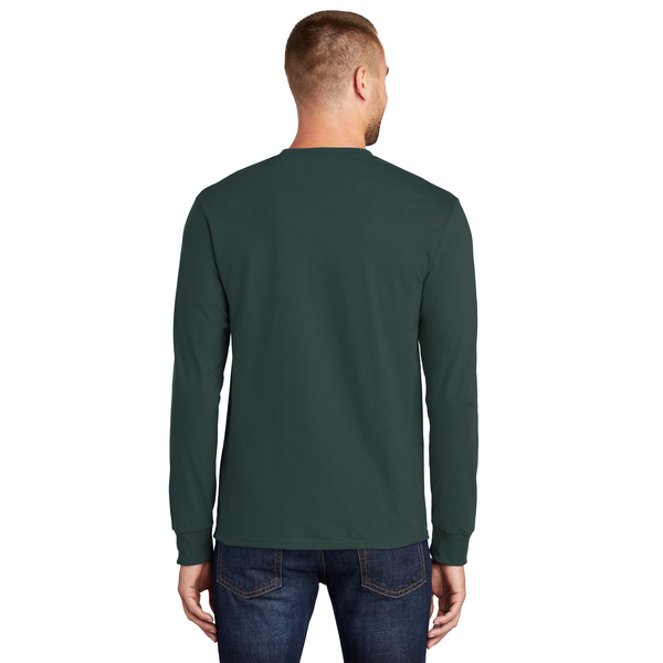 Port & Company® Essential Heavyweight 100% Cotton Full Color Unisex Long Sleeve Tee