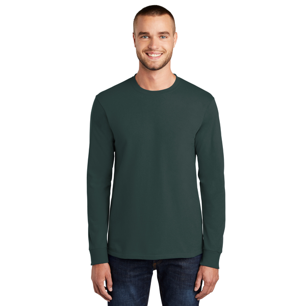 Port & Company® Essential Heavyweight 100% Cotton Full Color Unisex Long Sleeve Tee