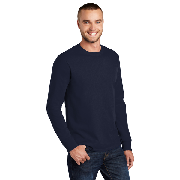 Port & Company® Essential Heavyweight 100% Cotton Full Color Unisex Long Sleeve Tee