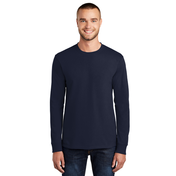 Port & Company® Essential Heavyweight 100% Cotton Full Color Unisex Long Sleeve Tee