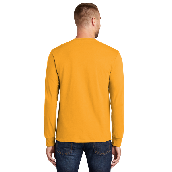 Port & Company® Essential Heavyweight 100% Cotton Full Color Unisex Long Sleeve Tee