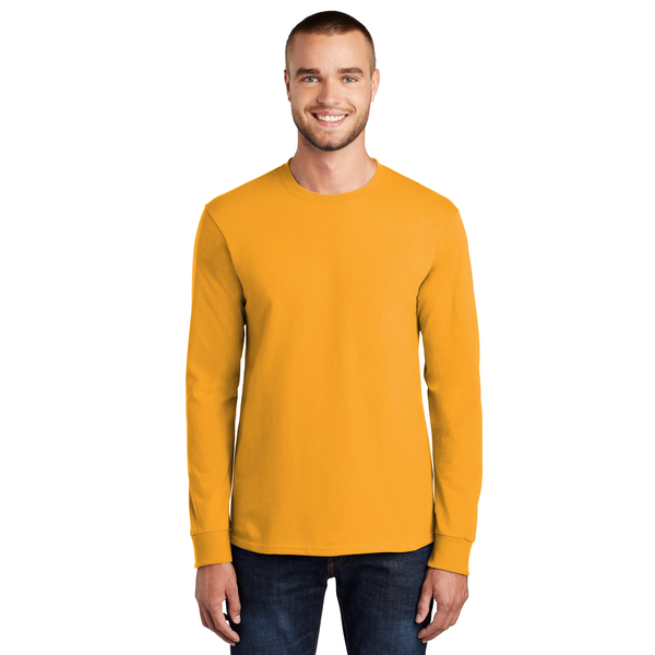 Port & Company® Essential Heavyweight 100% Cotton Full Color Unisex Long Sleeve Tee
