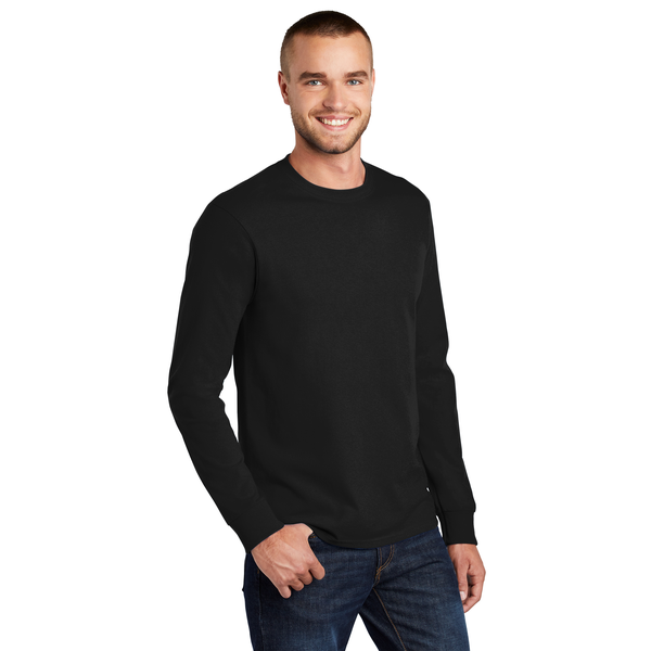 Port & Company® Essential Heavyweight 100% Cotton Full Color Unisex Long Sleeve Tee
