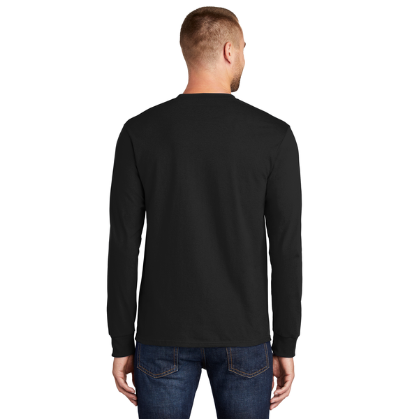 Port & Company® Essential Heavyweight 100% Cotton Full Color Unisex Long Sleeve Tee