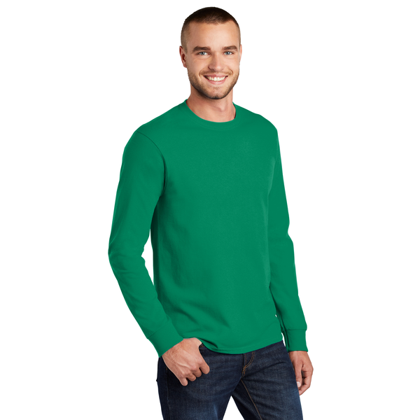 Port & Company® Essential Heavyweight 100% Cotton Full Color Unisex Long Sleeve Tee