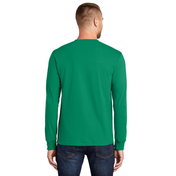 Port & Company® Essential Heavyweight 100% Cotton Full Color Unisex Long Sleeve Tee