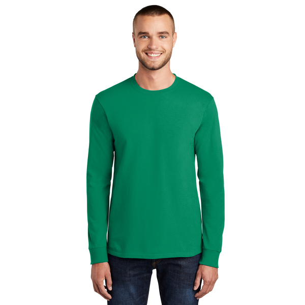 Port & Company® Essential Heavyweight 100% Cotton Full Color Unisex Long Sleeve Tee