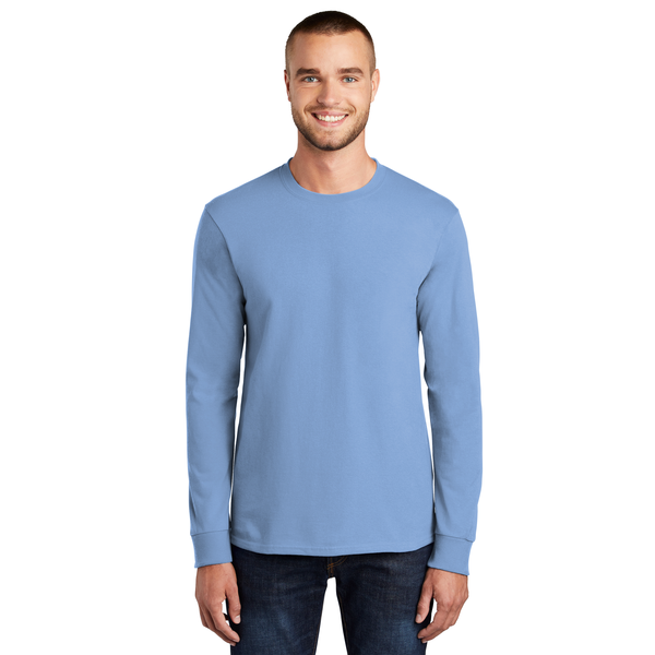 Port & Company® Essential Heavyweight 100% Cotton Full Color Unisex Long Sleeve Tee