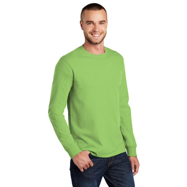 Port & Company® Essential Heavyweight 100% Cotton Full Color Unisex Long Sleeve Tee