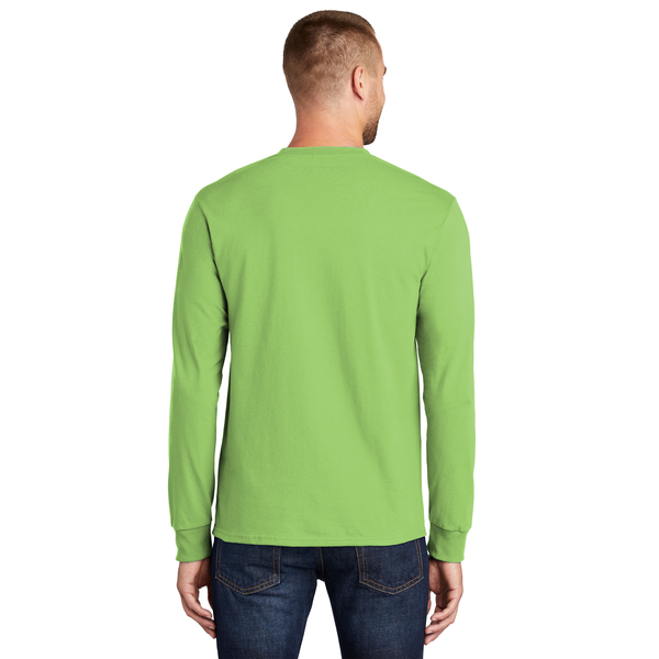 Port & Company® Essential Heavyweight 100% Cotton Full Color Unisex Long Sleeve Tee