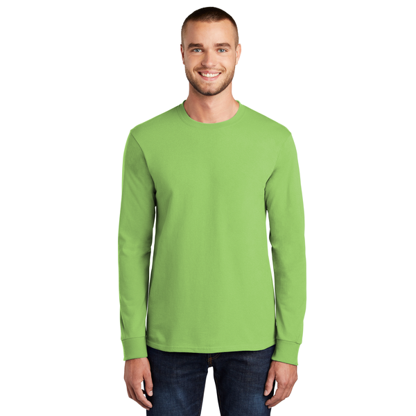 Port & Company® Essential Heavyweight 100% Cotton Full Color Unisex Long Sleeve Tee