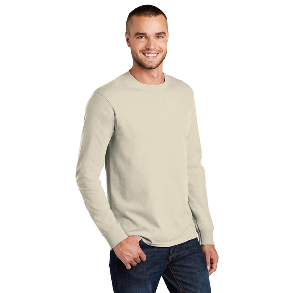 Port & Company® Essential Heavyweight 100% Cotton Full Color Unisex Long Sleeve Tee