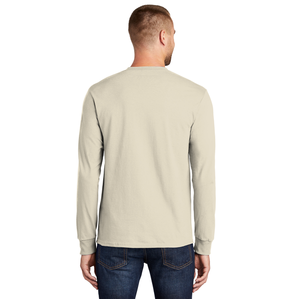 Port & Company® Essential Heavyweight 100% Cotton Full Color Unisex Long Sleeve Tee