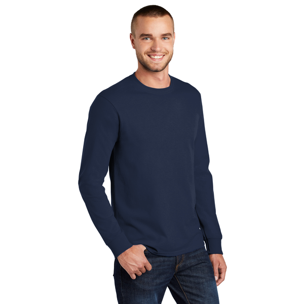 Port & Company® Essential Heavyweight 100% Cotton Full Color Unisex Long Sleeve Tee