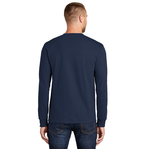 Port & Company® Essential Heavyweight 100% Cotton Full Color Unisex Long Sleeve Tee