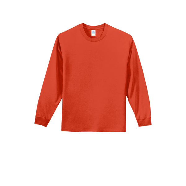 Port & Company® Essential Heavyweight 100% Cotton Full Color Unisex Long Sleeve Tee