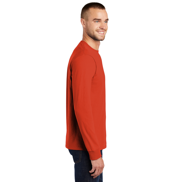 Port & Company® Essential Heavyweight 100% Cotton Full Color Unisex Long Sleeve Tee