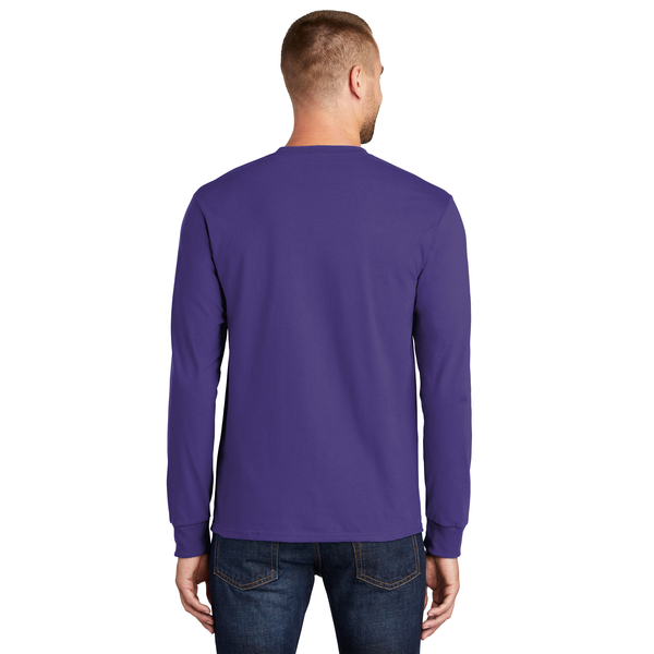 Port & Company® Essential Heavyweight 100% Cotton Full Color Unisex Long Sleeve Tee