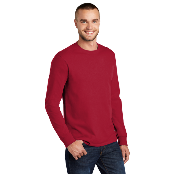 Port & Company® Essential Heavyweight 100% Cotton Full Color Unisex Long Sleeve Tee