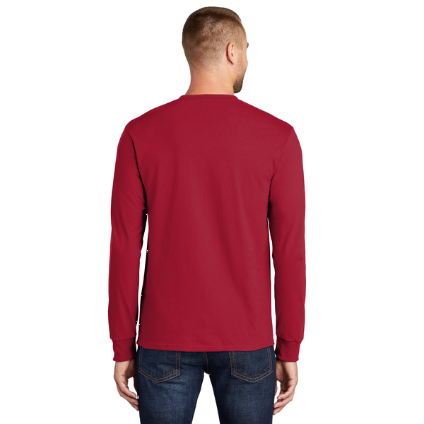Port & Company® Essential Heavyweight 100% Cotton Full Color Unisex Long Sleeve Tee