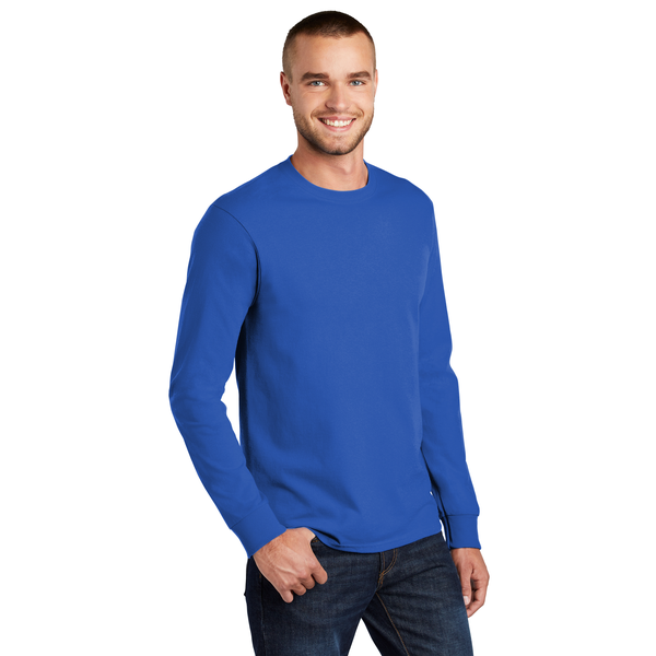 Port & Company® Essential Heavyweight 100% Cotton Full Color Unisex Long Sleeve Tee
