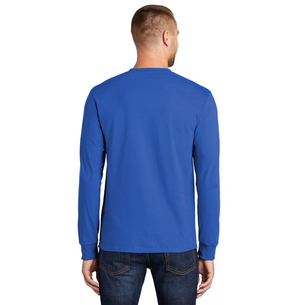 Port & Company® Essential Heavyweight 100% Cotton Full Color Unisex Long Sleeve Tee