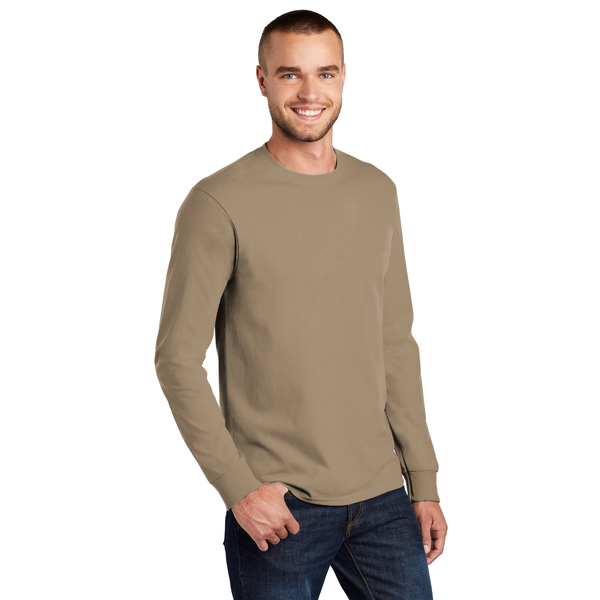 Port & Company® Essential Heavyweight 100% Cotton Full Color Unisex Long Sleeve Tee
