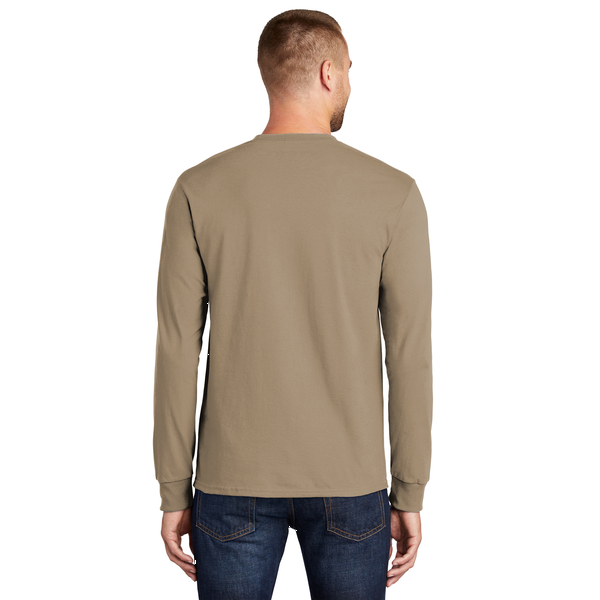 Port & Company® Essential Heavyweight 100% Cotton Full Color Unisex Long Sleeve Tee