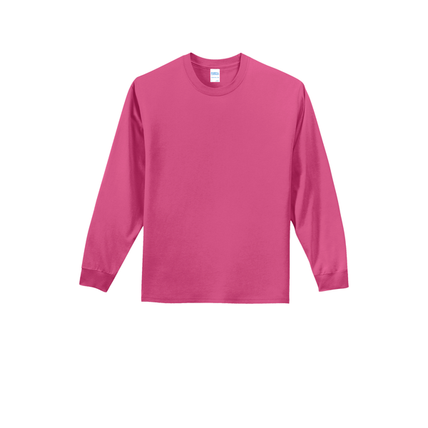 Port & Company® Essential Heavyweight 100% Cotton Full Color Unisex Long Sleeve Tee