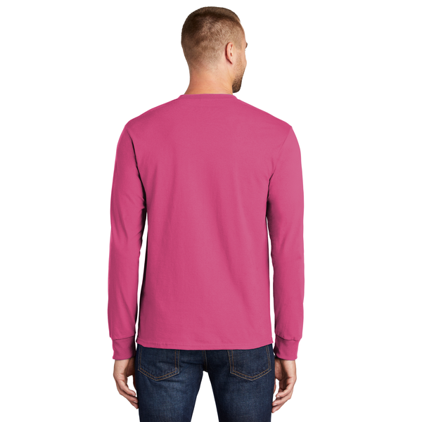 Port & Company® Essential Heavyweight 100% Cotton Full Color Unisex Long Sleeve Tee