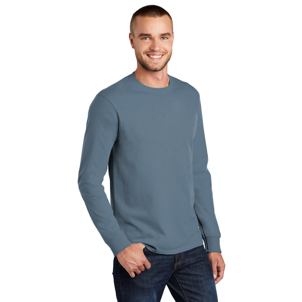 Port & Company® Essential Heavyweight 100% Cotton Full Color Unisex Long Sleeve Tee