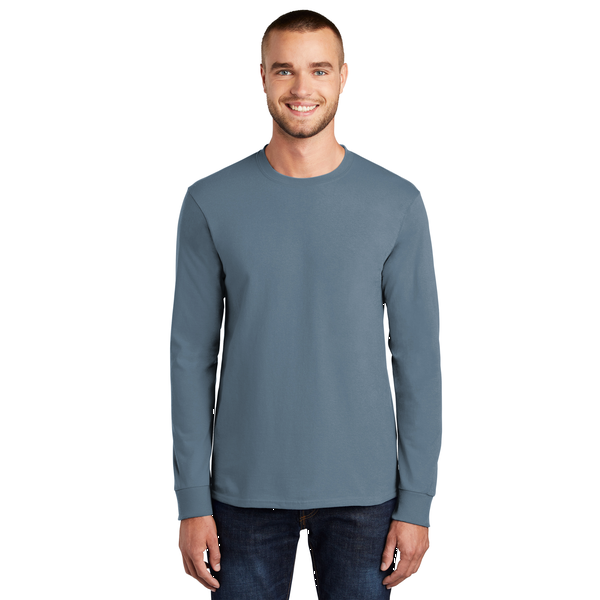 Port & Company® Essential Heavyweight 100% Cotton Full Color Unisex Long Sleeve Tee