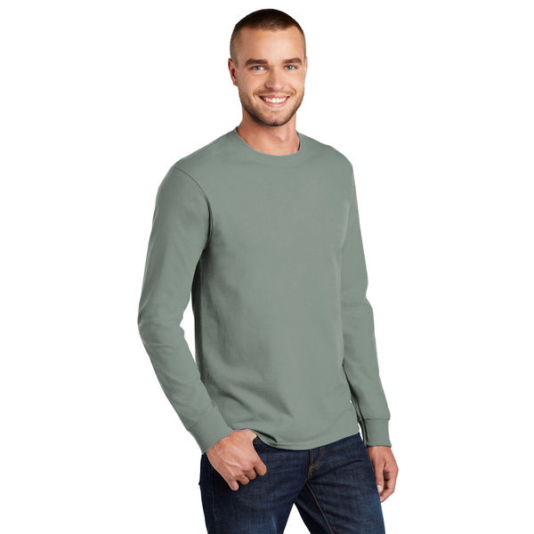 Port & Company® Essential Heavyweight 100% Cotton Full Color Unisex Long Sleeve Tee