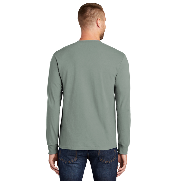 Port & Company® Essential Heavyweight 100% Cotton Full Color Unisex Long Sleeve Tee