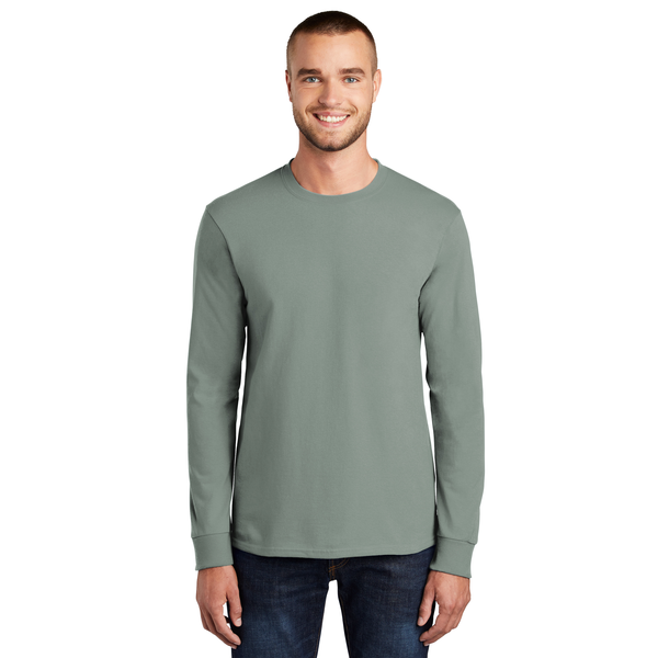 Port & Company® Essential Heavyweight 100% Cotton Full Color Unisex Long Sleeve Tee