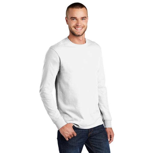 Port & Company® Essential Heavyweight 100% Cotton Full Color Unisex Long Sleeve Tee