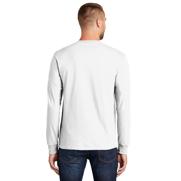 Port & Company® Essential Heavyweight 100% Cotton Full Color Unisex Long Sleeve Tee