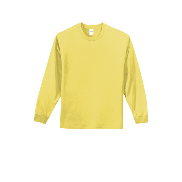 Port & Company® Essential Heavyweight 100% Cotton Full Color Unisex Long Sleeve Tee