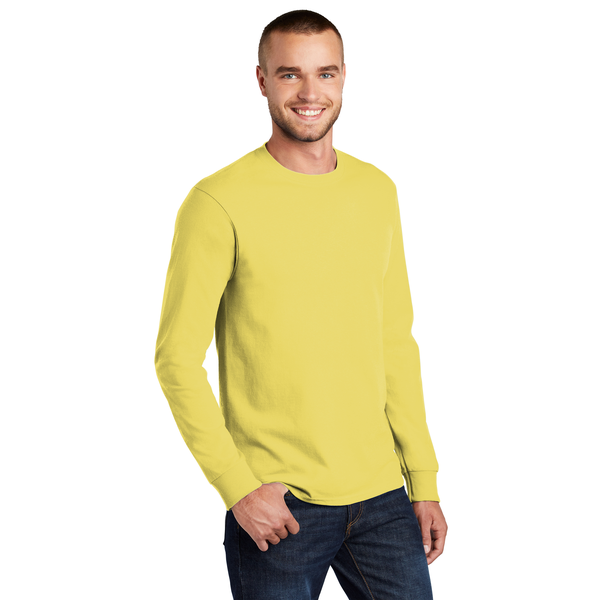 Port & Company® Essential Heavyweight 100% Cotton Full Color Unisex Long Sleeve Tee