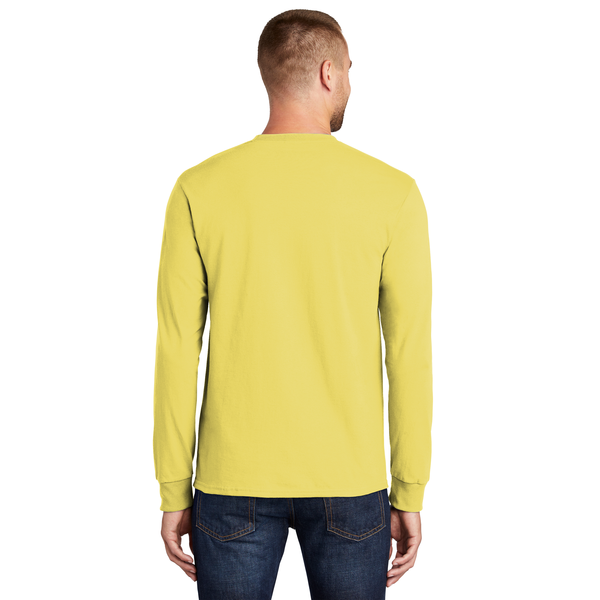 Port & Company® Essential Heavyweight 100% Cotton Full Color Unisex Long Sleeve Tee
