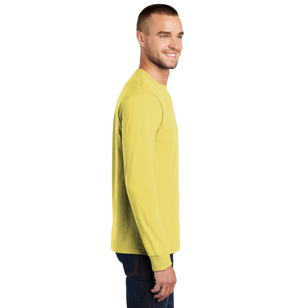 Port & Company® Essential Heavyweight 100% Cotton Full Color Unisex Long Sleeve Tee