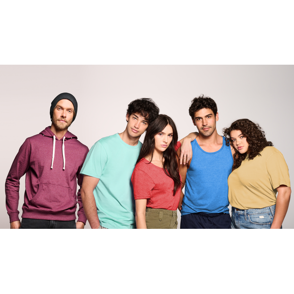 District® Re-Fleece™ Cotton/Poly Full Color Men's Hoodie