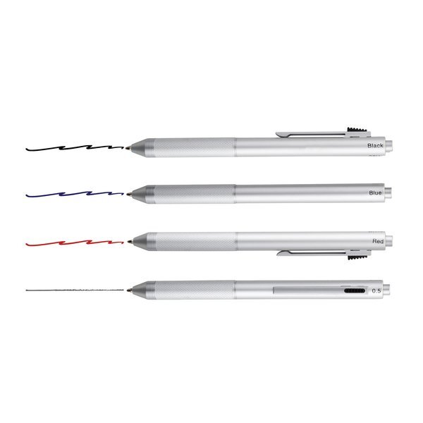 Newton 4-in-1 Click-Action Ballpoint Pen & Mechanical Pencil