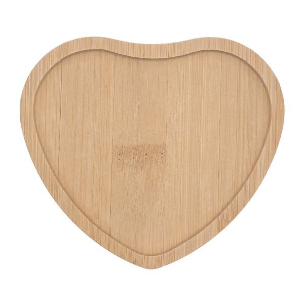 Wooden Heart Shape Coaster