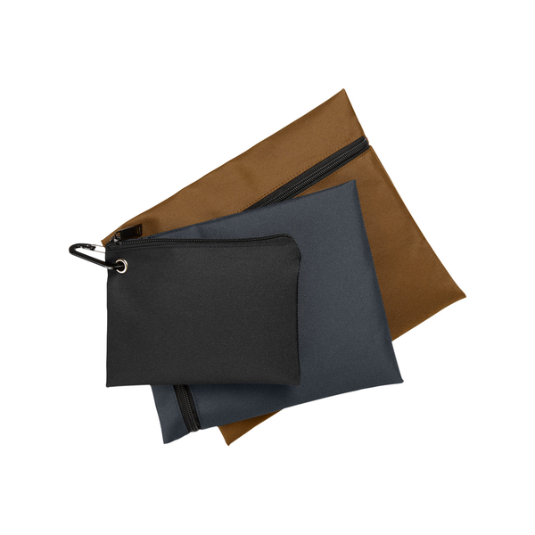 Harriton Triple Pouch Set