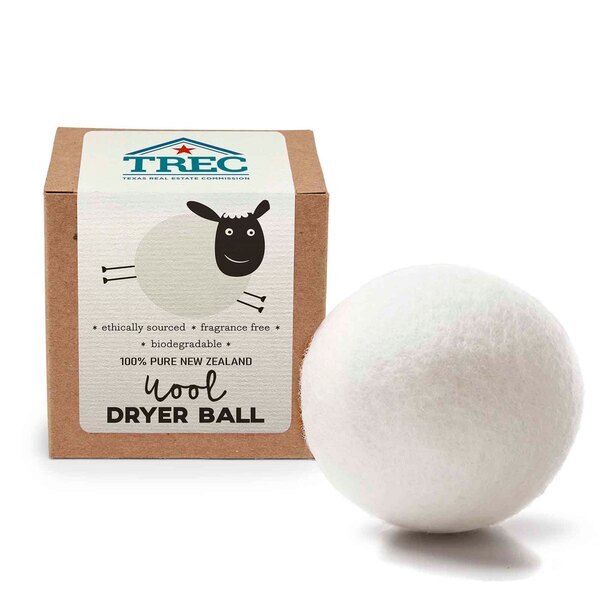 Pure 100% New Zealand Wool Single Dryer Ball