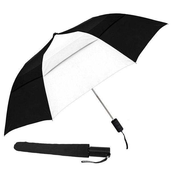 Vented Grand Practicality Folding Umbrella, 46" Arc